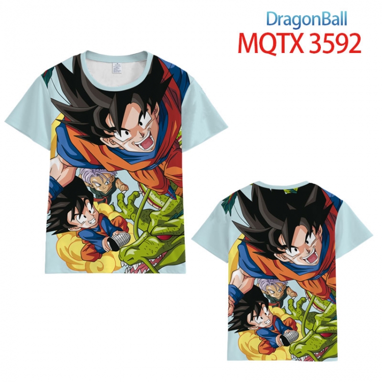 DRAGON BALL full color printed short-sleeved T-shirt from 2XS to 5XL MQTX-3592