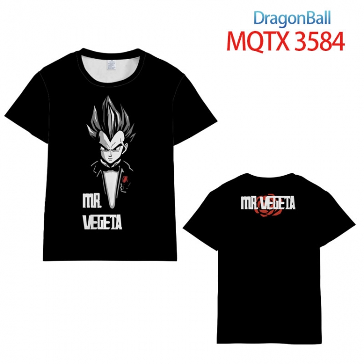 DRAGON BALL full color printed short-sleeved T-shirt from 2XS to 5XL MQTX-3584