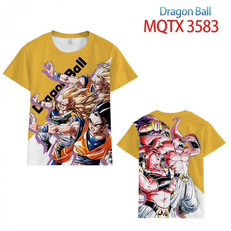 DRAGON BALL full color printed short-sleeved T-shirt from 2XS to 5XL MQTX-3583