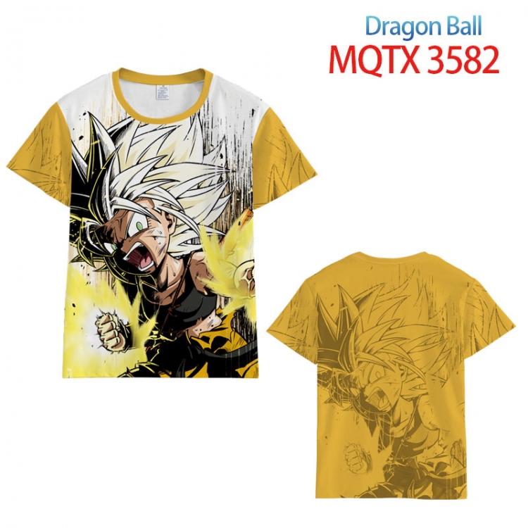 DRAGON BALL full color printed short-sleeved T-shirt from 2XS to 5XL  MQTX-3582