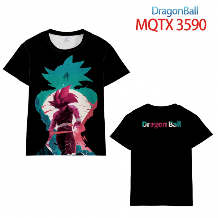 DRAGON BALL full color printed short-sleeved T-shirt from 2XS to 5XL MQTX-3690
