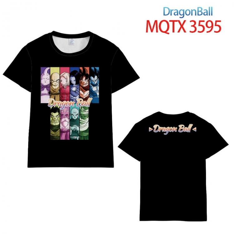 DRAGON BALL full color printed short-sleeved T-shirt from 2XS to 5XL  MQTX-3595