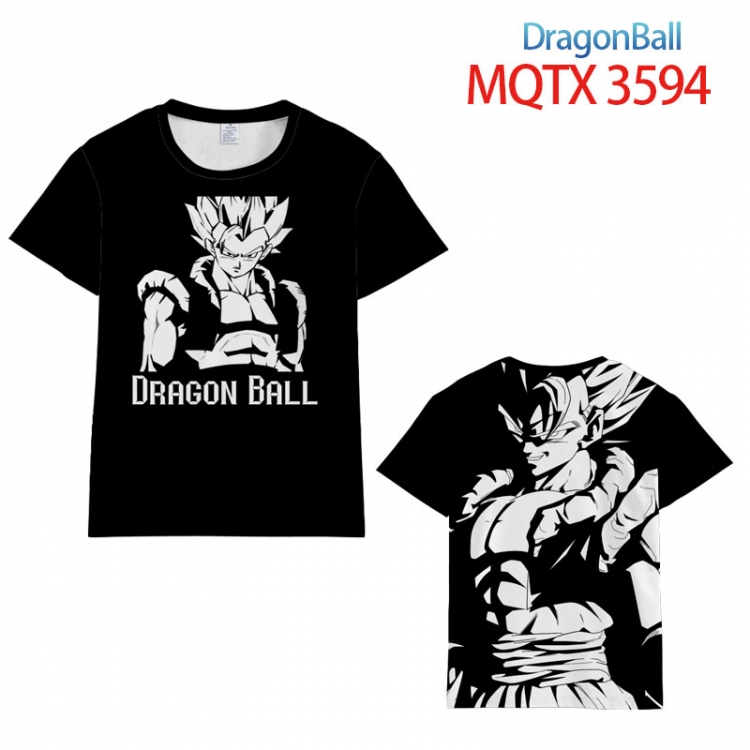 DRAGON BALL full color printed short-sleeved T-shirt from 2XS to 5XL MQTX-3594
