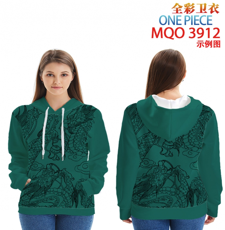 One Piece Full Color Patch pocket Sweatshirt Hoodie  from XXS to 4XL MQO 3912