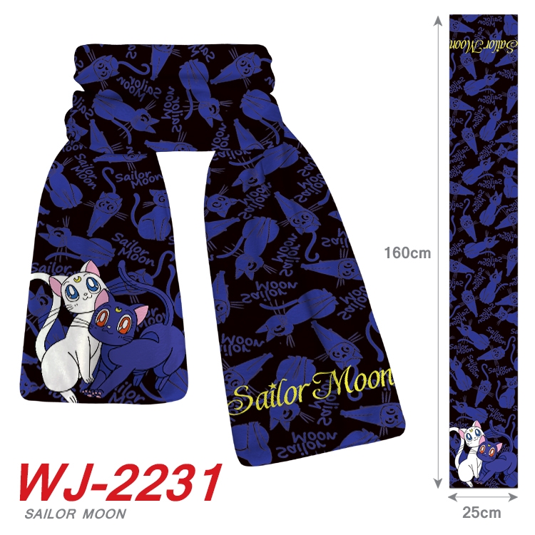 sailormoon Anime Plush Impression Scarf WJ-2231