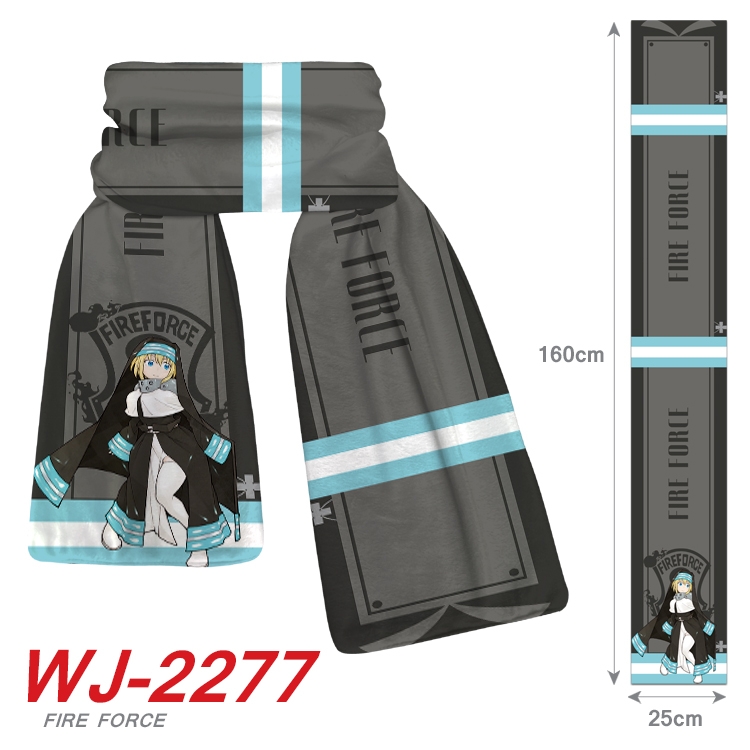 Fire Force Anime Plush Impression Scarf  WJ-2277
