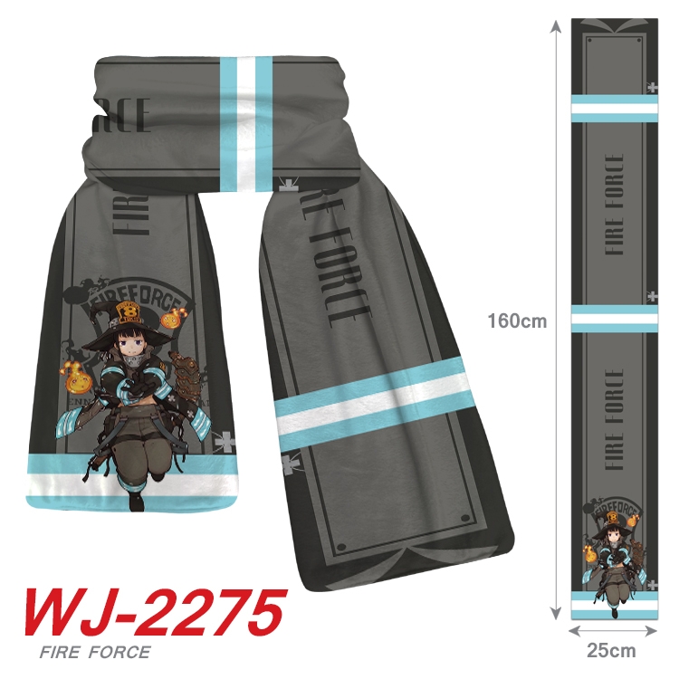 Fire Force Anime Plush Impression Scarf  WJ-2275