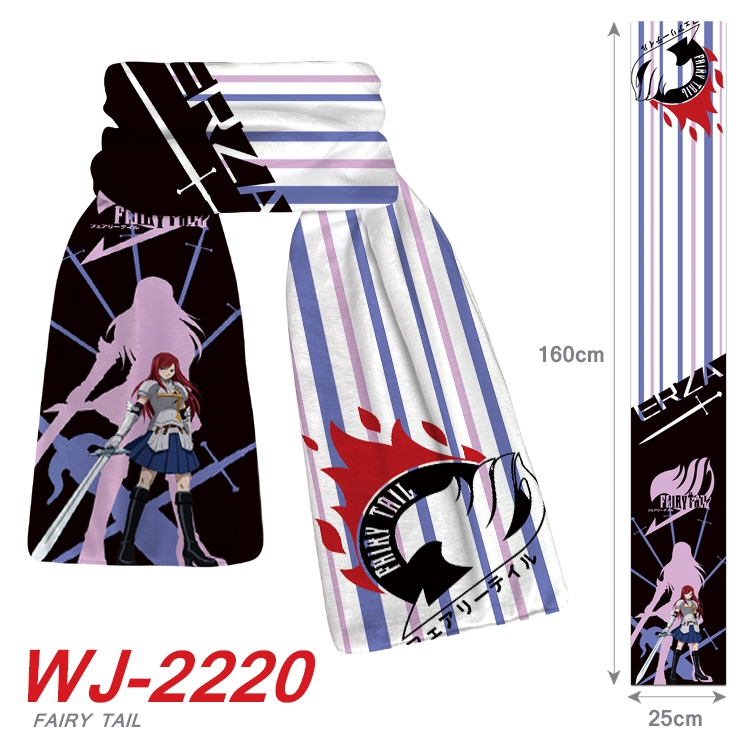 Fairy tail Anime Plush Impression Scarf WJ-2220