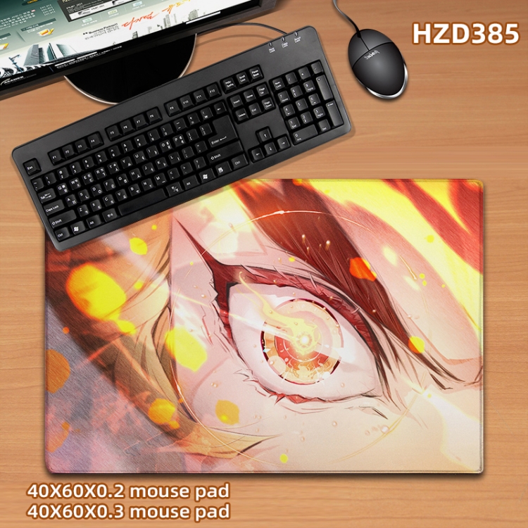 Demon Slayer Kimets Anime desk mat 40X60cm support custom drawing HZD385