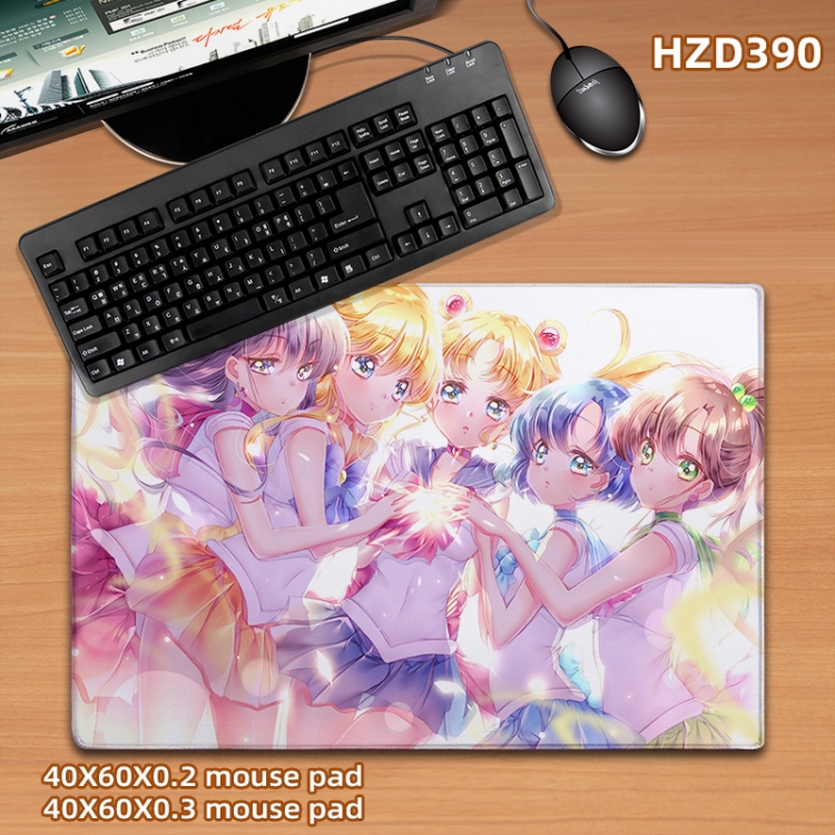 sailormoon  Anime desk mat 40X60cm support custom drawing HZD390  