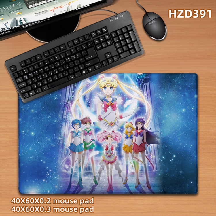 sailormoon  Anime desk mat 40X60cm support custom drawing  HZD391- 