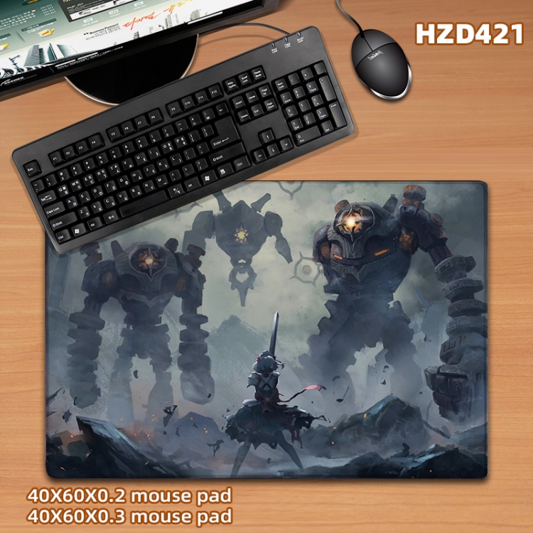 Genshin Impact gamedesk mat 40X60cm support custom drawing HZD421