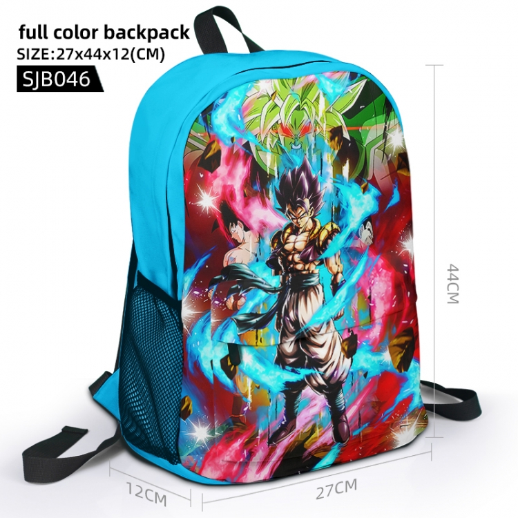 DRAGON BALL Animation surrounding full color backpack student school bag 27x44x12 SJB