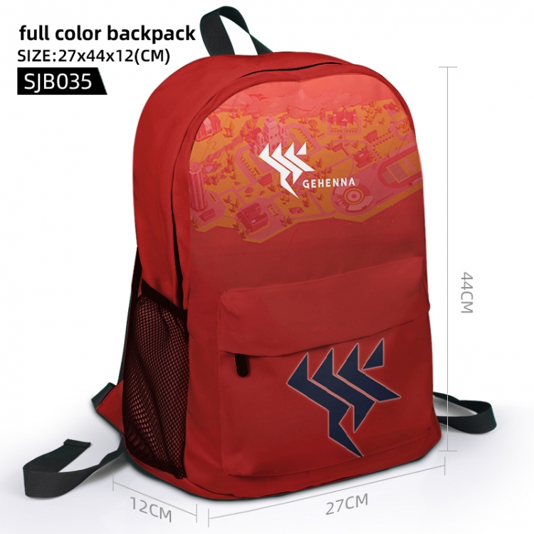 Blue Archive Animation surrounding full color backpack student school bag 27x44x12 SJB035