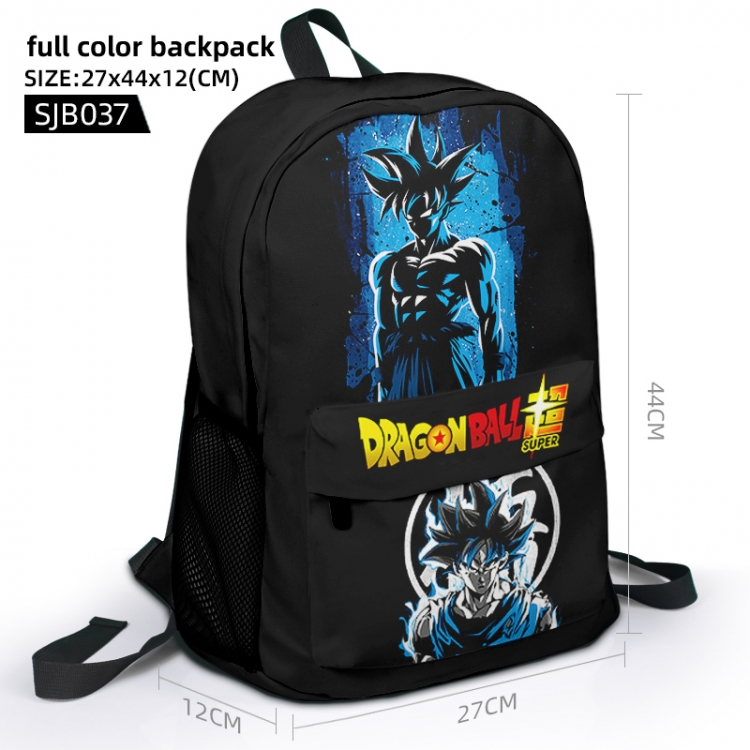 DRAGON BALL Animation surrounding full color backpack student school bag 27x44x12 SJB037