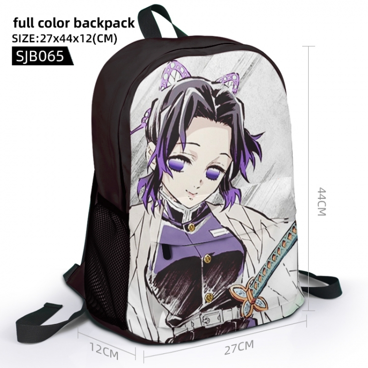 Demon Slayer Kimets Animation surrounding full color backpack student school bag 27x44x12 SJB065