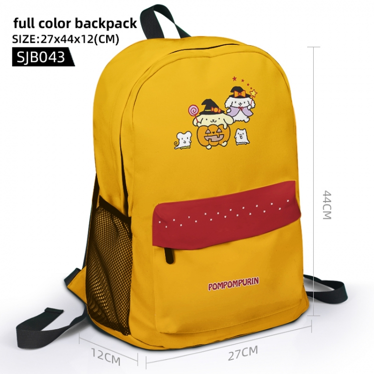 SANRIO Animation surrounding full color backpack student school bag 27x44x12 SJB043