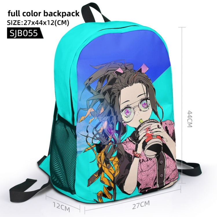 Genshin Impact  Animation surrounding full color backpack student school bag 27x44x12 SJB055