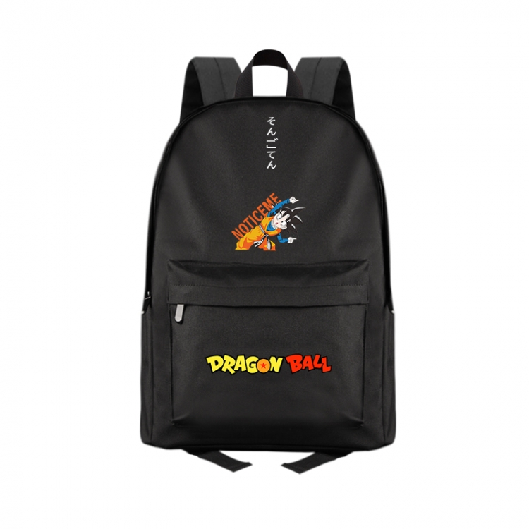 DRAGON BALL Anime Print Zipper Canvas Multifunctional Storage Bag Backpack 41X29X16cm