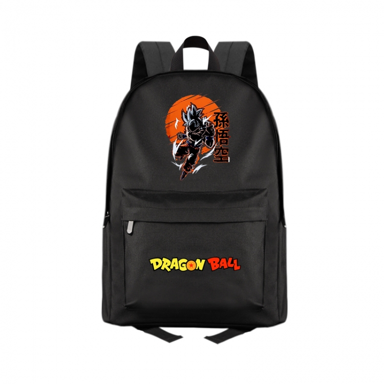 DRAGON BALL Anime Print Zipper Canvas Multifunctional Storage Bag Backpack 41X29X16cm