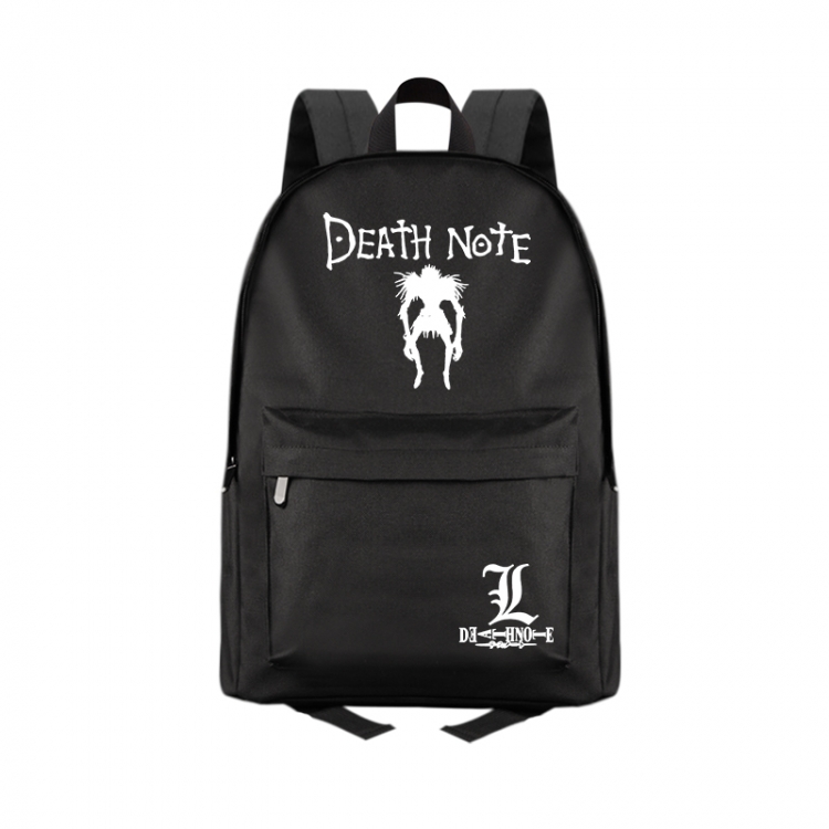 Death note Anime Print Zipper Canvas Multifunctional Storage Bag Backpack 41X29X16cm