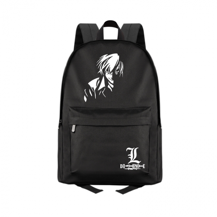 Death note Anime Print Zipper Canvas Multifunctional Storage Bag Backpack 41X29X16cm