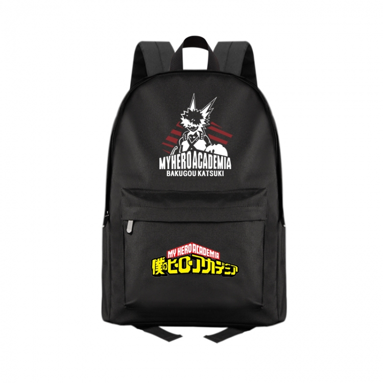 My Hero Academia Anime Print Zipper Canvas Multifunctional Storage Bag Backpack 41X29X16cm