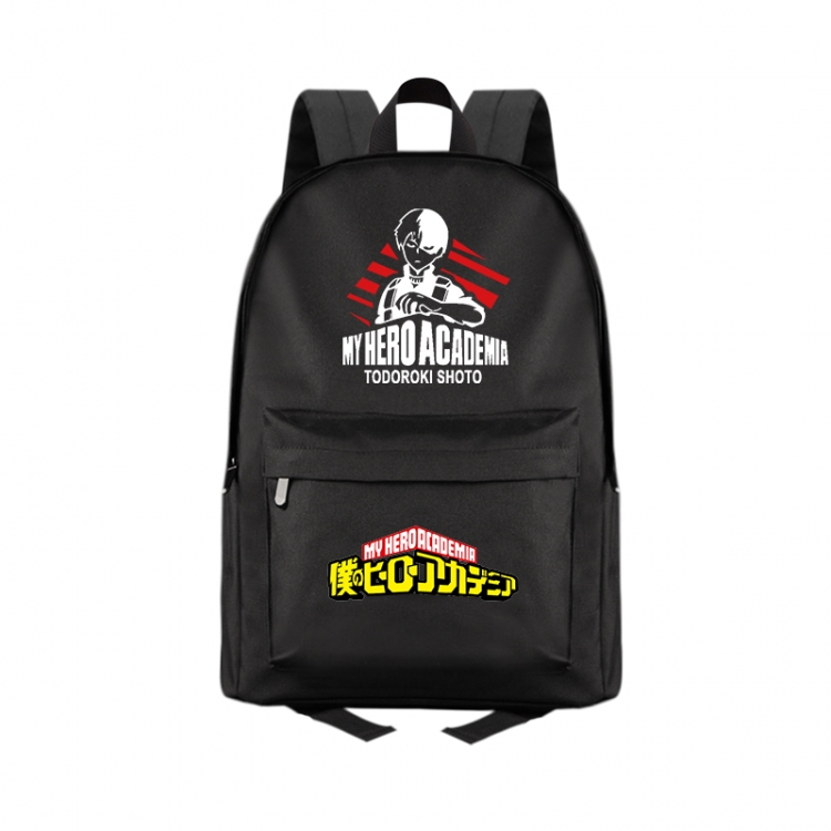 My Hero Academia Anime Print Zipper Canvas Multifunctional Storage Bag Backpack 41X29X16cm