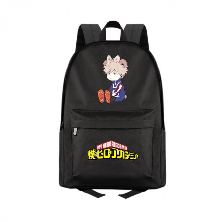 My Hero Academia Anime Print Zipper Canvas Multifunctional Storage Bag Backpack 41X29X16cm