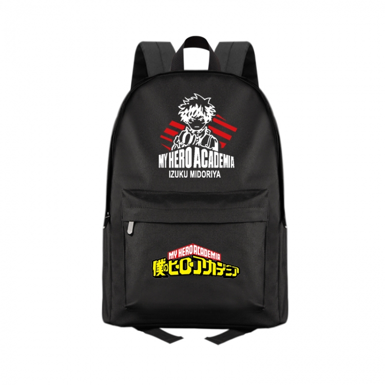 My Hero Academia Anime Print Zipper Canvas Multifunctional Storage Bag Backpack 41X29X16cm