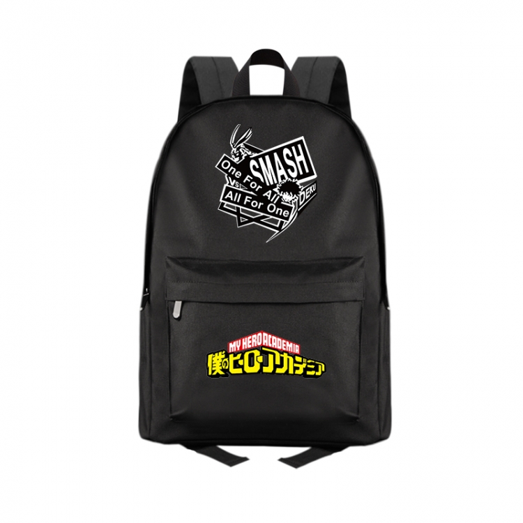 My Hero Academia Anime Print Zipper Canvas Multifunctional Storage Bag Backpack 41X29X16cm