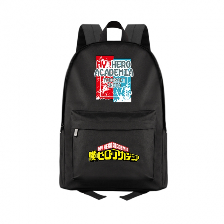 My Hero Academia Anime Print Zipper Canvas Multifunctional Storage Bag Backpack 41X29X16cm