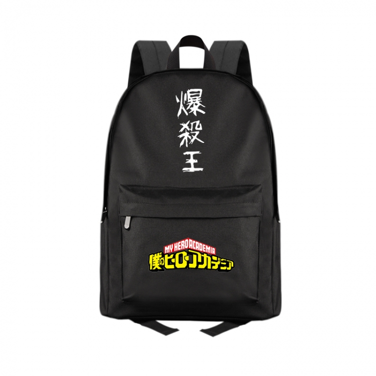 My Hero Academia Anime Print Zipper Canvas Multifunctional Storage Bag Backpack 41X29X16cm