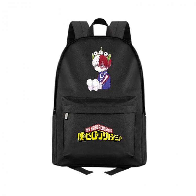 My Hero Academia Anime Print Zipper Canvas Multifunctional Storage Bag Backpack 41X29X16cm