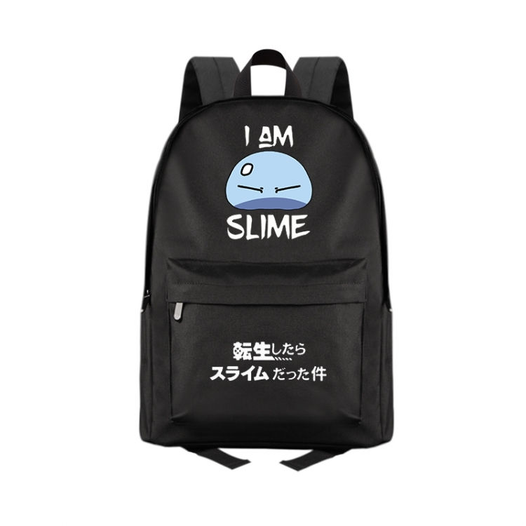 That Time I Got Slim Anime Print Zipper Canvas Multifunctional Storage Bag Backpack 41X29X16cm