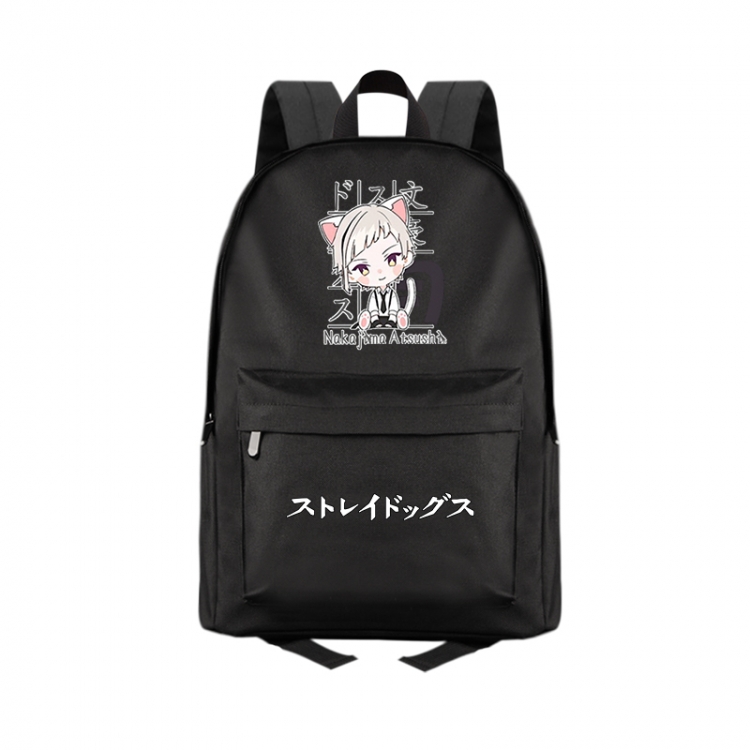 No Longer Human Anime Print Zipper Canvas Multifunctional Storage Bag Backpack 41X29X16cm