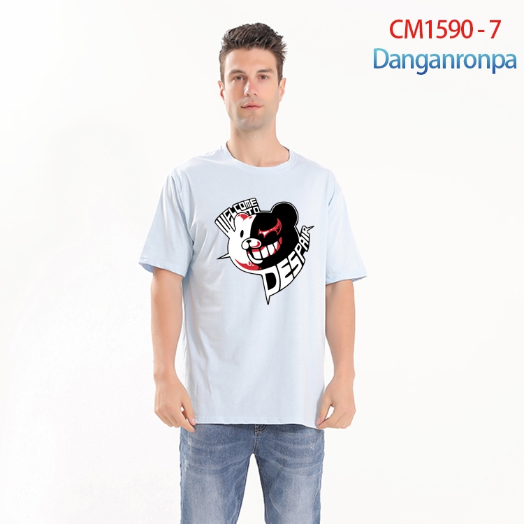 Dangan-Ronpa Printed short-sleeved cotton T-shirt from S to 4XL CM-1590-7