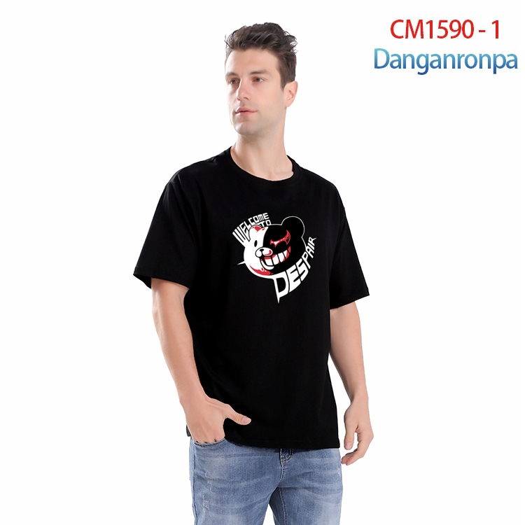 Dangan-Ronpa Printed short-sleeved cotton T-shirt from S to 4XL  CM-1590-1