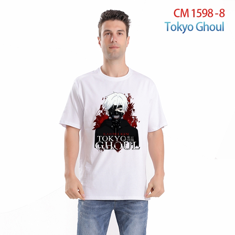 Tokyo Ghoul Printed short-sleeved cotton T-shirt from S to 4XL  CM-1598-8