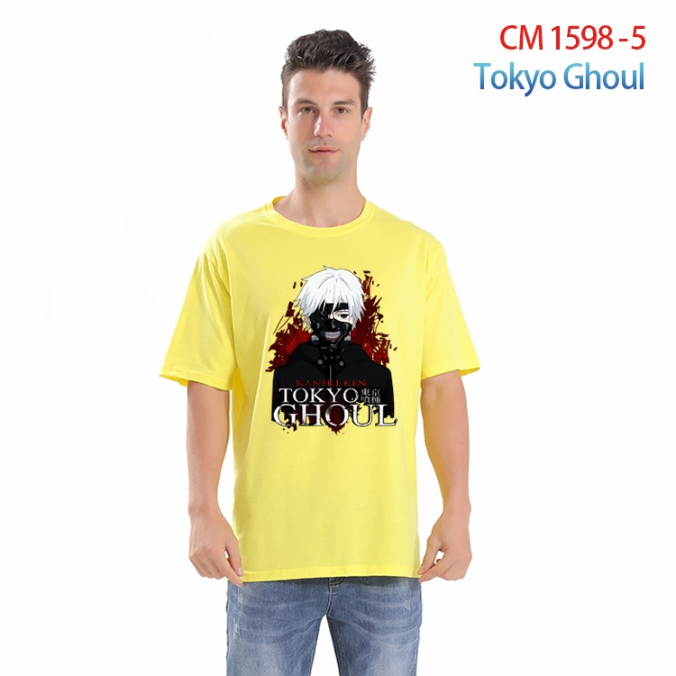 Tokyo Ghoul Printed short-sleeved cotton T-shirt from S to 4XL CM-1598-5