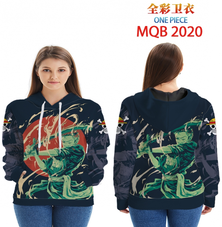 One Piece Full color hooded sweatshirt without zipper pocket from XXS to 4XL MQB 2020