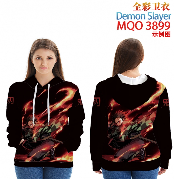 Demon Slayer Kimets Long Sleeve Zip Hood Patch Pocket Sweatshirt   from  2XS to 4XL MQO 3899