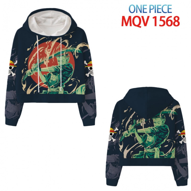 One Piece Anime printed women's short sweater  from  XS to 4XL MQV 1568