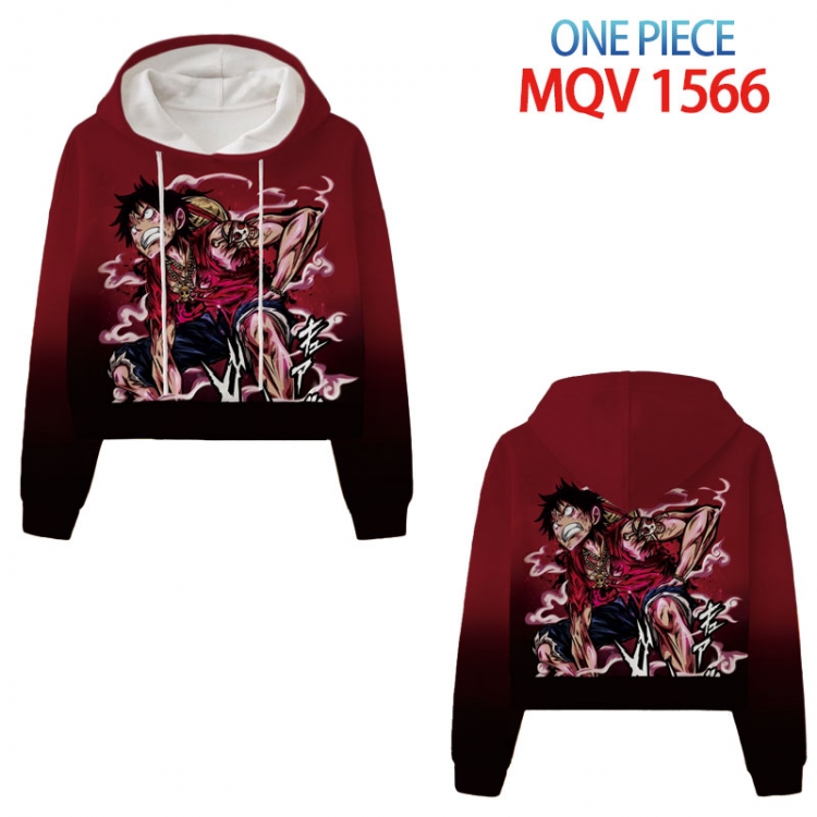 One Piece Anime printed women's short sweater  from  XS to 4XL MQV 1566