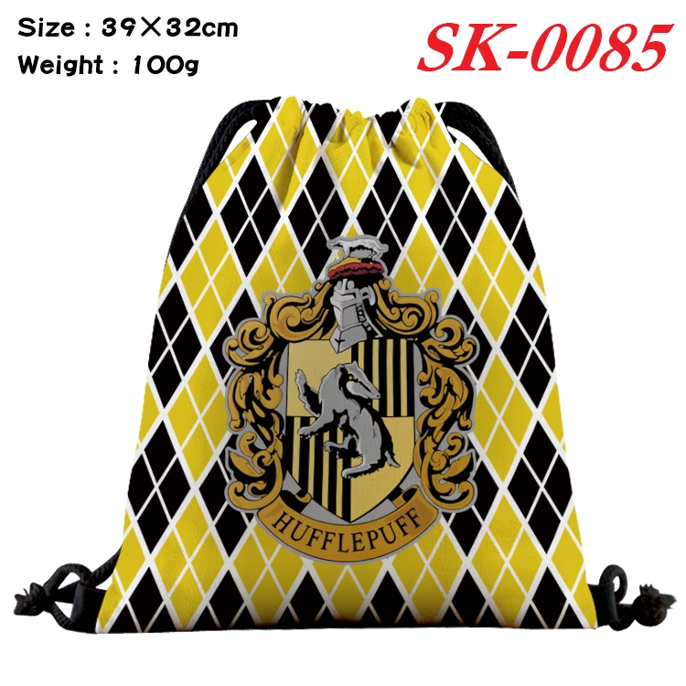 Harry Potter cartoon Waterproof Nylon Full Color Drawstring Pocket 39x32cm  SK-0085