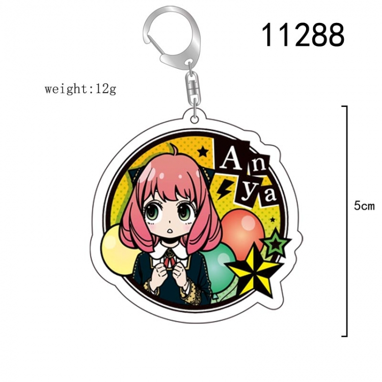 SPY×FAMILY Anime acrylic Key Chain  price for 5 pcs  11288