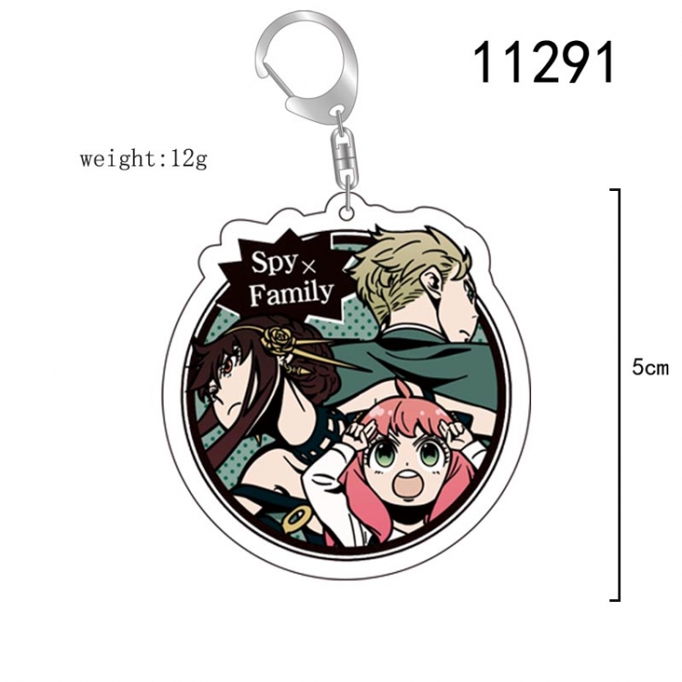 SPY×FAMILY Anime acrylic Key Chain  price for 5 pcs  11291