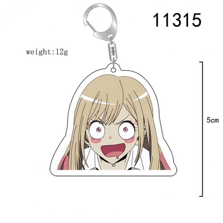 Dressing dolls fall in love Anime acrylic Key Chain price for 5 pcs  11315