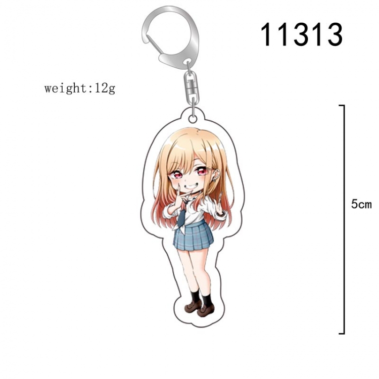 Dressing dolls fall in love Anime acrylic Key Chain price for 5 pcs  11313