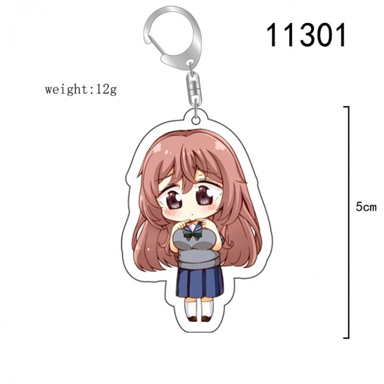 Dressing dolls fall in love Anime acrylic Key Chain price for 5 pcs  11301